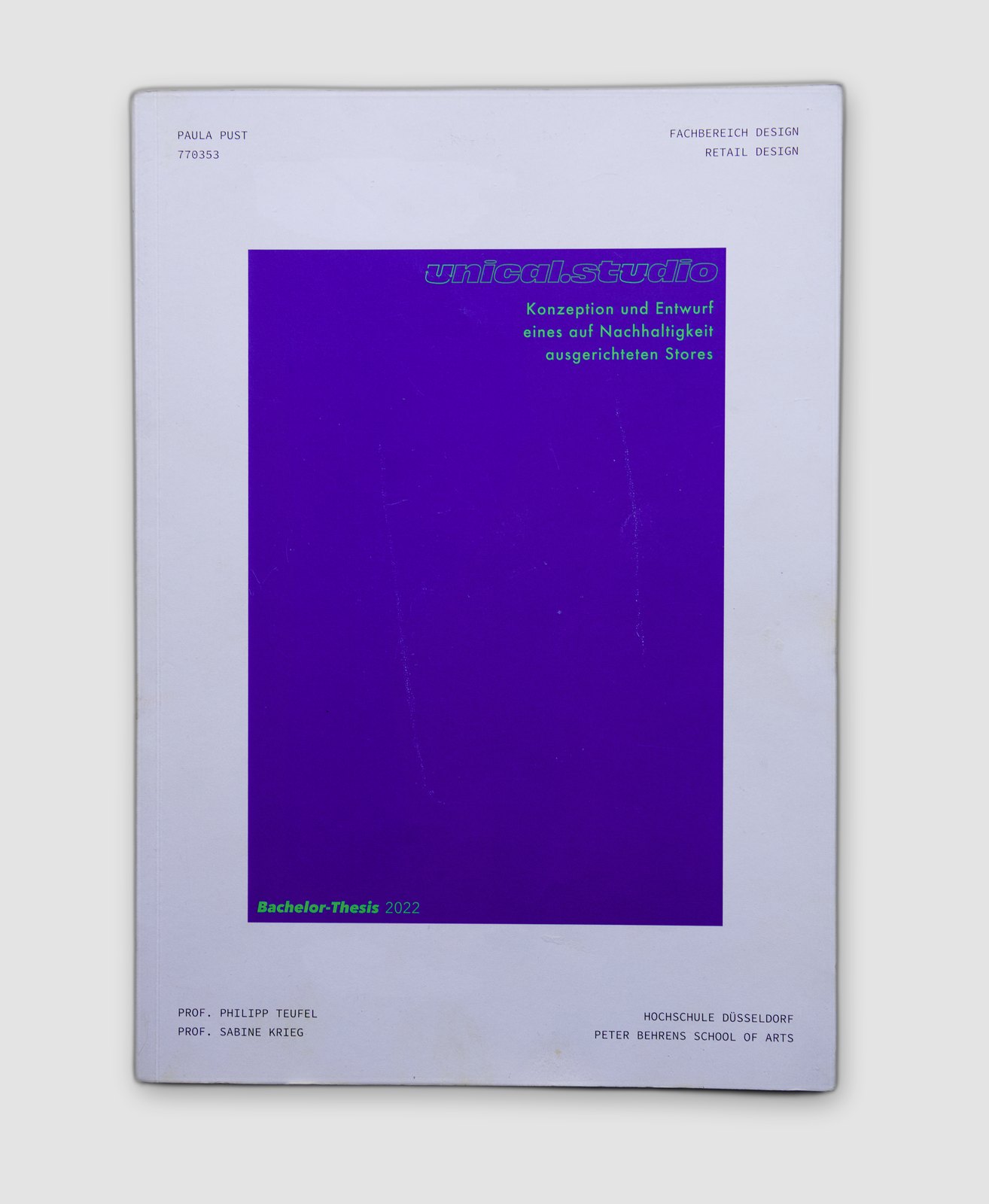 unical.studio – Thesis 1